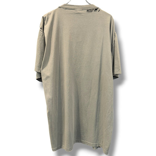 BALENCIAGA 25SS Human Being Print T-Shirt Gray Size 3