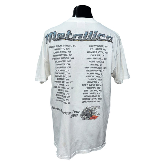 METALLICA 1998 North American Tour Ed Roth T-Shirt Size L