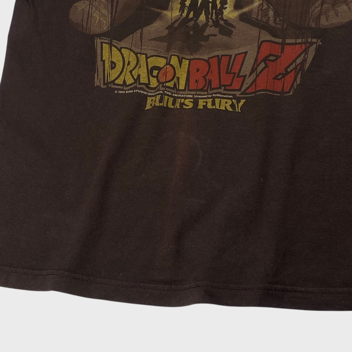 Dragon Ball Z 00s Majin Buu Anime Tee Brown Size M