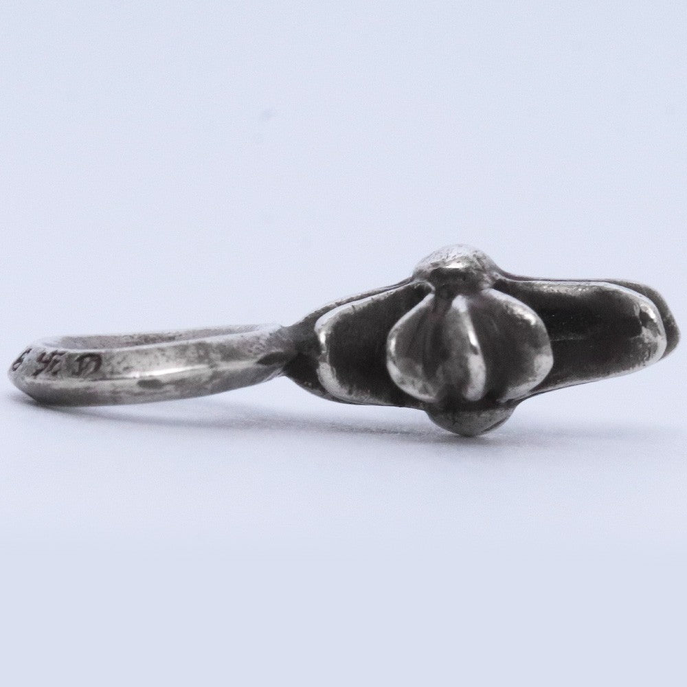 CHROME HEARTS CH Cross Stack Silver Charm Size F