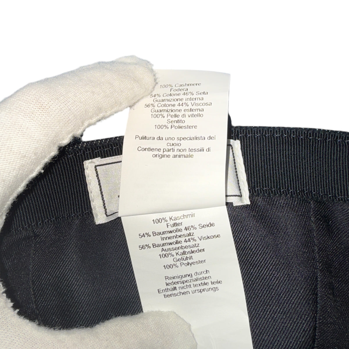 HERMES "Serena Lift" H-Logo Denim Cap Size ONE SIZE