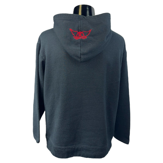 Aerosmith Metallic Puffy Logo Hoodie Size M