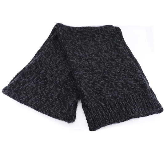 DOLCE&GABBANA Cashmere Blend Scarf Black/Gray Size ONE SIZE
