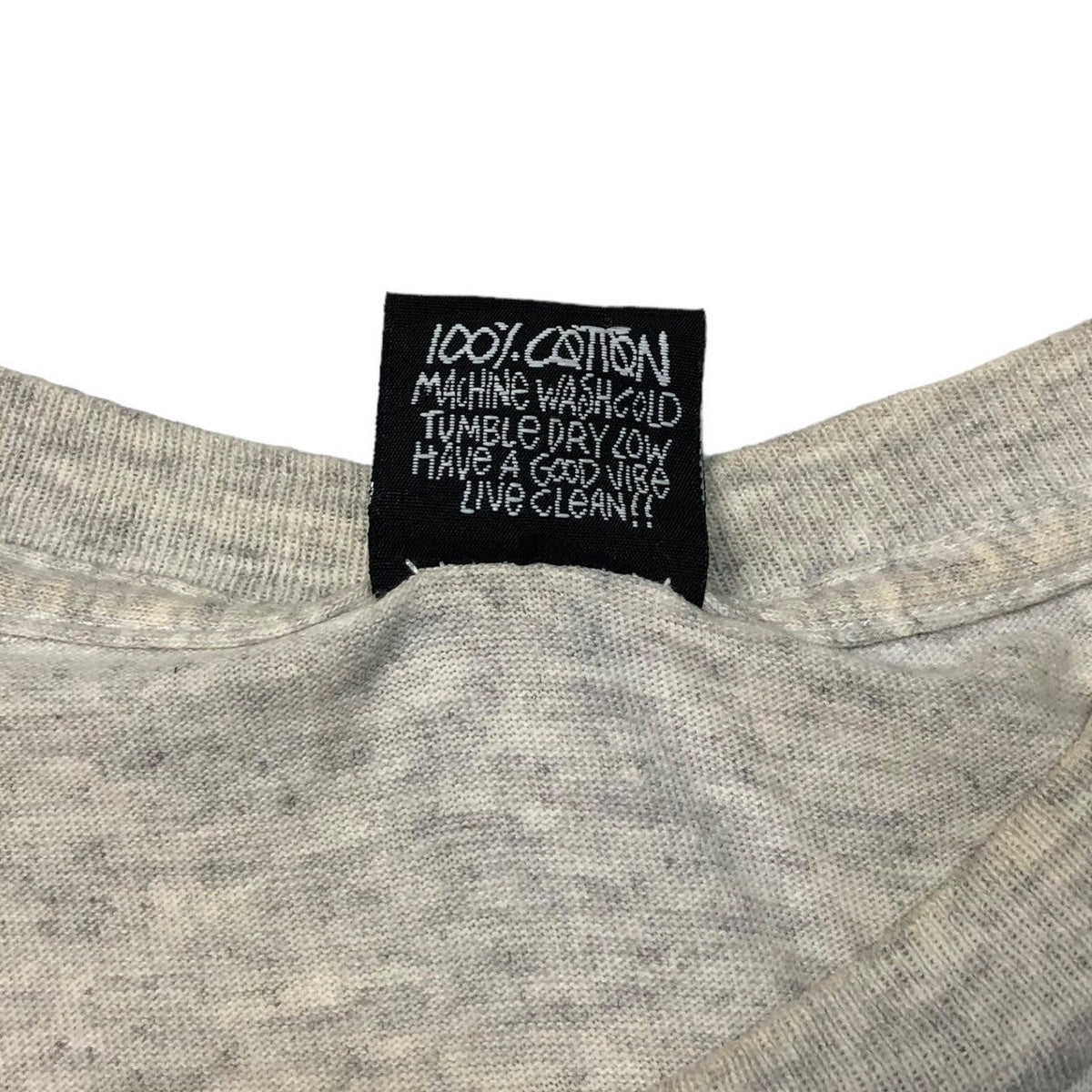 STUSSY 80s Vintage Big S Logo T-Shirt Gray Size SIZE L