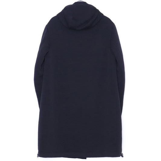 THAMANYAH 13AW Wool Zipper Hooded Coat Black Size 44