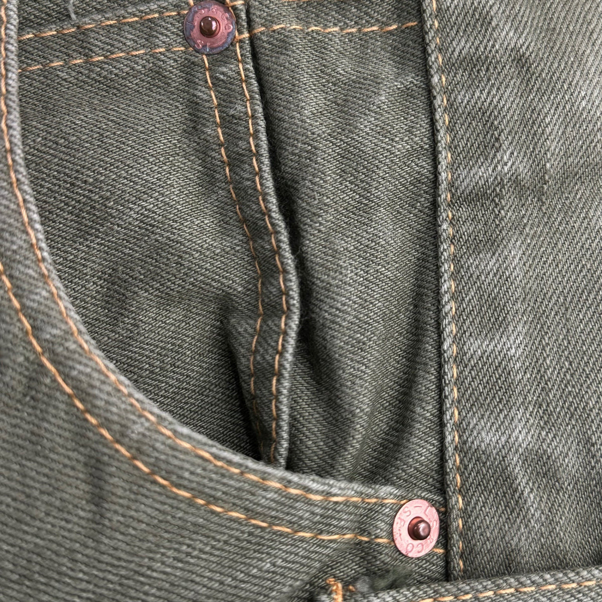 CDG JW MAN 07SS Back Roundel Print Denim Pants Multi Size M