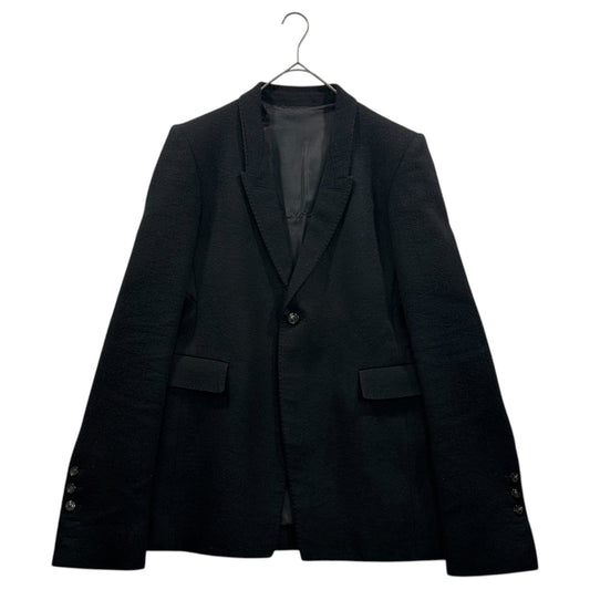 Rick Owens Cotton-Wool Brushed 1B Blazer Jacket Size 38