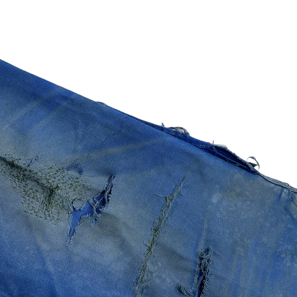 FRENCH VINTAGE 50s-60s Boro French Work Pants Blue