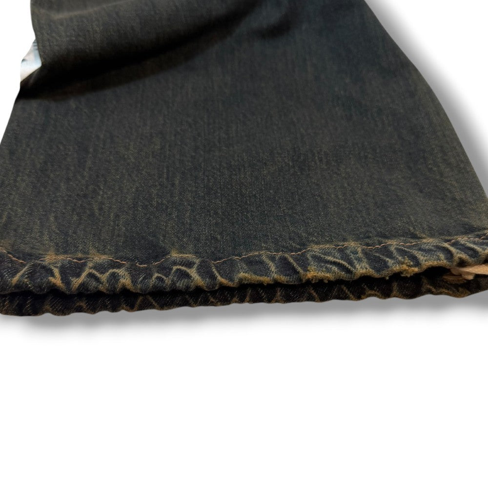 Maison MIHARA YASUHIRO Sticker Indigo Wide Jeans Size 46