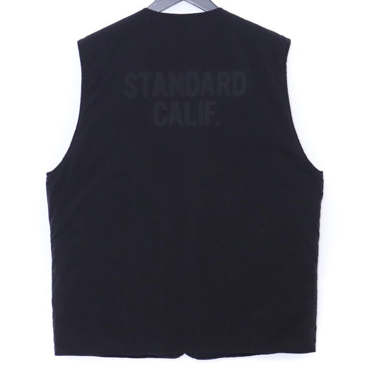 STANDARD CALIFORNIA SD Reversible Army Vest Black Size L