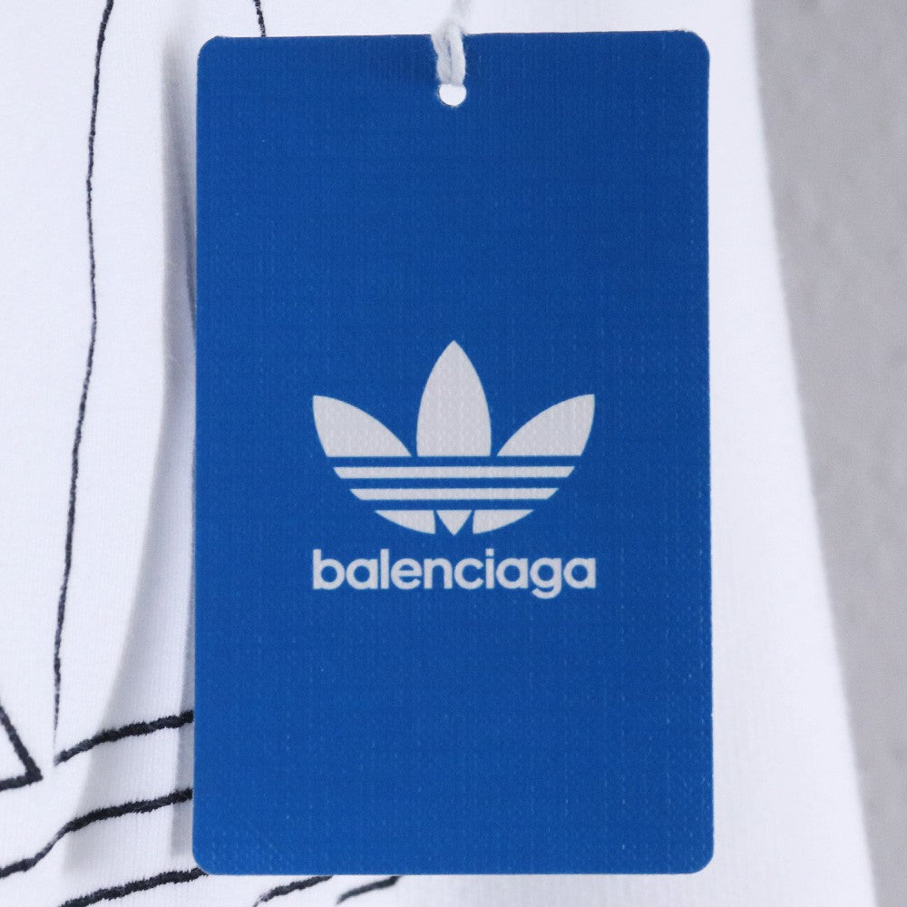 BALENCIAGA × ADIDAS 23SS Large Fit Hoodie White Size 2