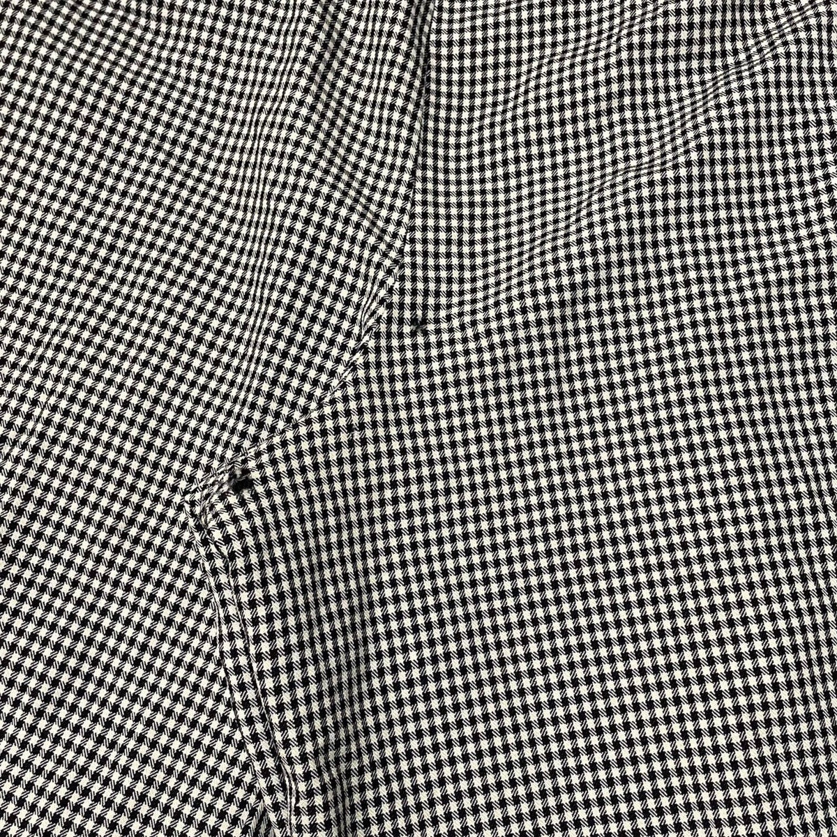 CDG HOMME PLUS 80s Vintage Tapered Check Slacks Size SIZE S