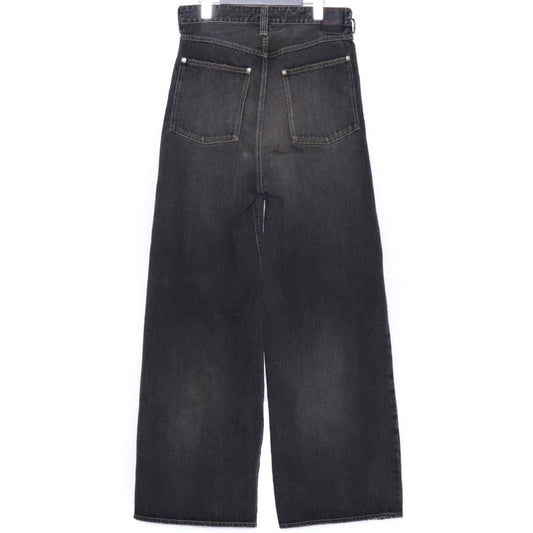 DAISUKE TANABE 25AW Coffee Black Wide Jeans Black Size 30
