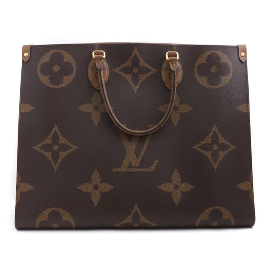 LOUIS VUITTON OnTheGo GM Monogram Tote Bag Brown Size F