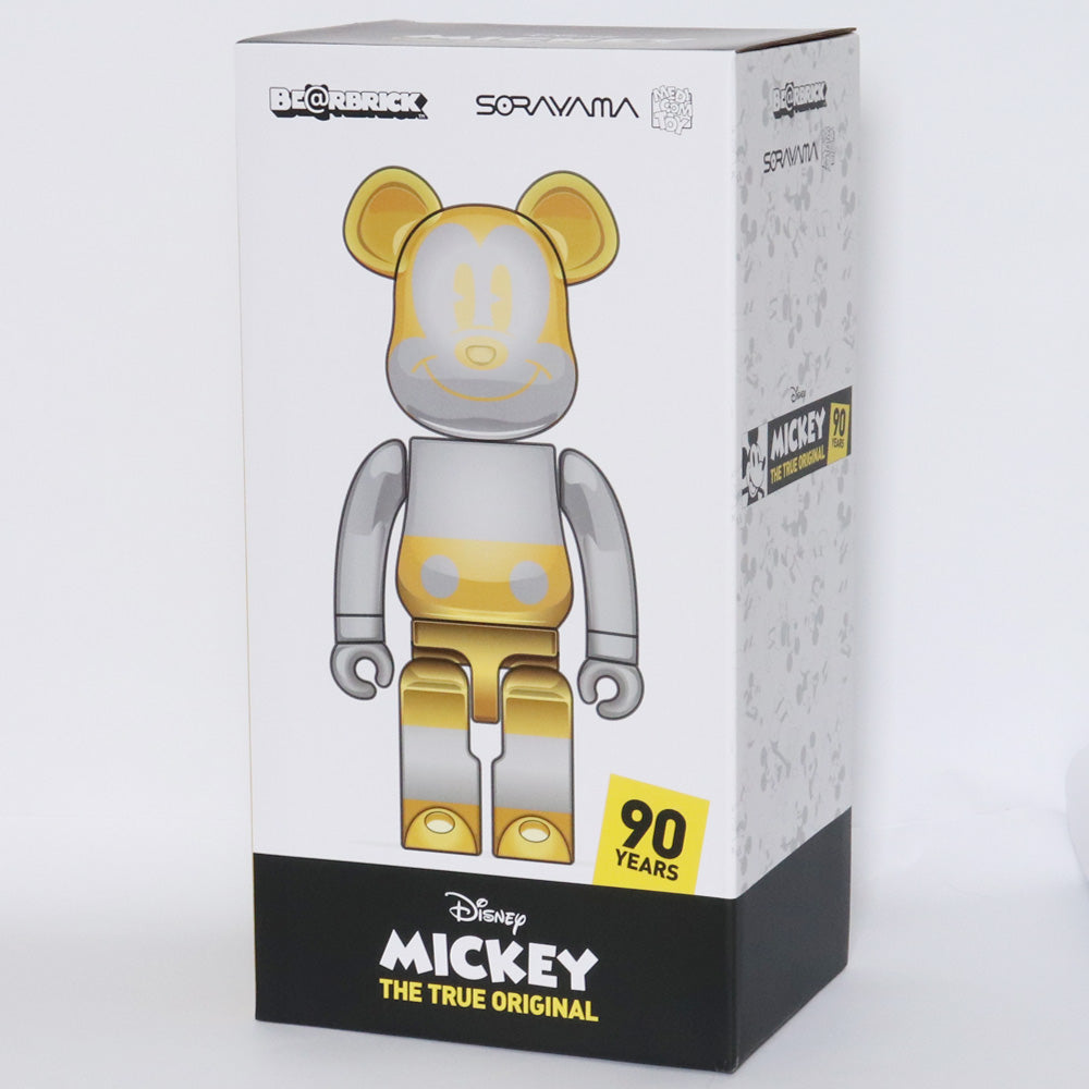 BE@RBRICK Future Mickey Sorayama Silver Yellow Size 1000%