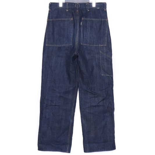 CANTON OVERALLS Basic Work Denim Indigo Jeans Size 32