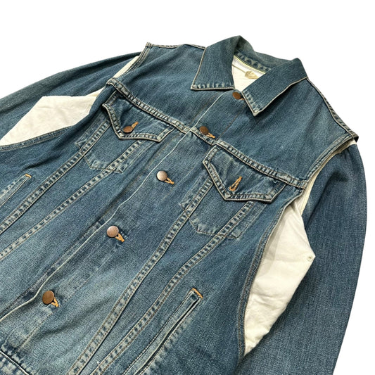 s Docking Denim Jacket x MIHARA YASUHIRO 00s Archive Docking Denim Jacket Size M