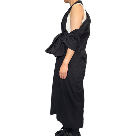 YOHJI YAMAMOTO NOIR Asymmetrical Shirt Dress Size 1