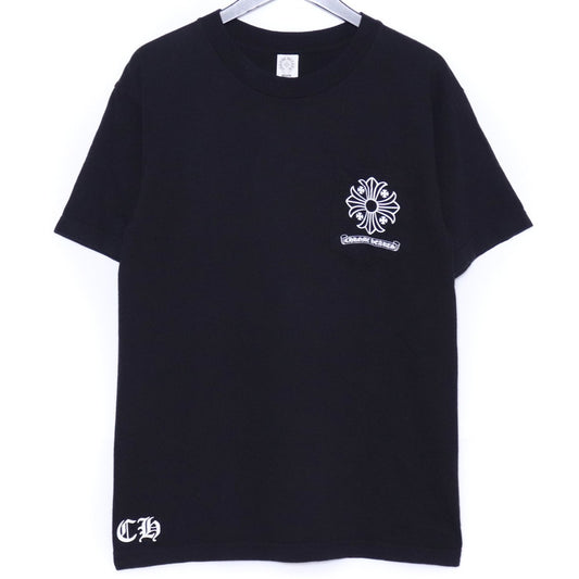CHROME HEARTS Old Back CH Plus Logo T-Shirt Black Size M