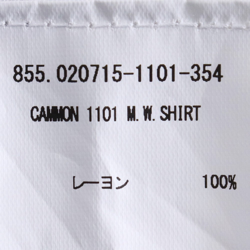 Dries Van Noten 25SS CAMMON M.W. Half-Zip Shirt Size 46