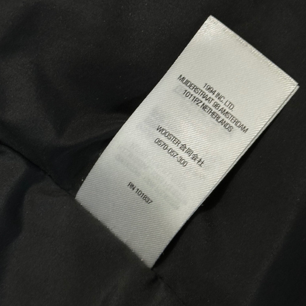 SUPREME 21AW Warp Hooded Puffy Jacket Black Size M