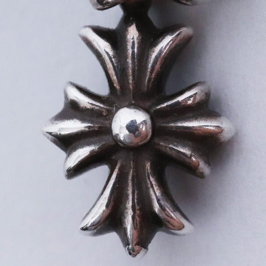 CHROME HEARTS TNY E CH PLS Drop Earring Silver Size F