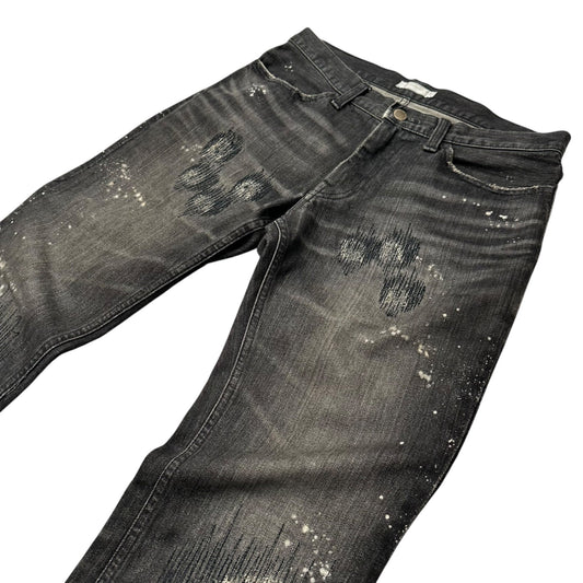NUMBER (N)INE 01AW Grange Denim Pants Black Size 28
