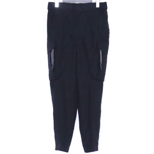 DEVOA 19SS High Density Silk Cropped Cargo Pants Size 1