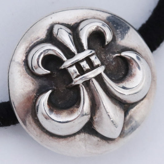 CHROME HEARTS BS Fleur Hairband Concho Bracelet Black Size F
