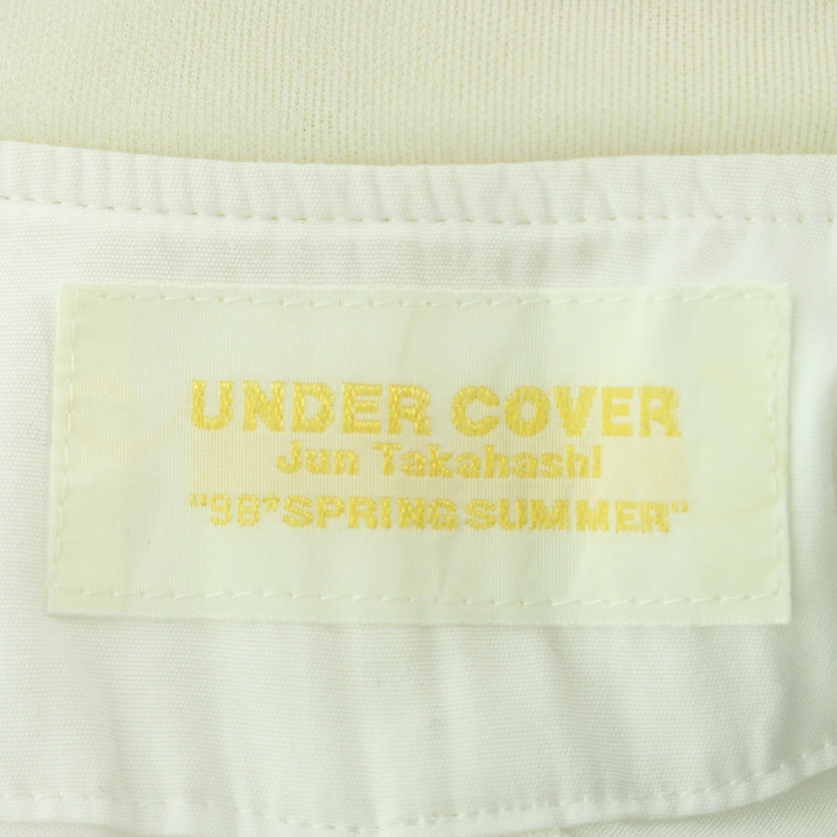 UNDERCOVER 1998SS White Long Sleeve Shirt