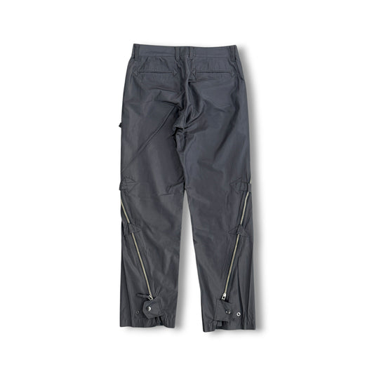 Issey Miyake Black Round Zip Pants Size 3