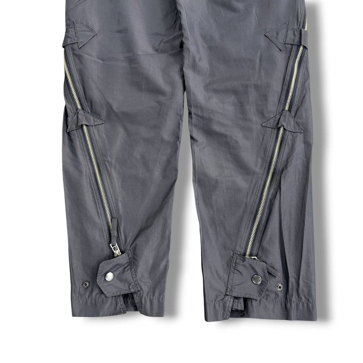 Issey Miyake Black Round Zip Pants Size 3