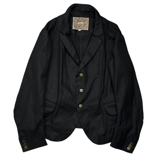 Nemeth 00s Cotton 3-Button Jacket Black Size M