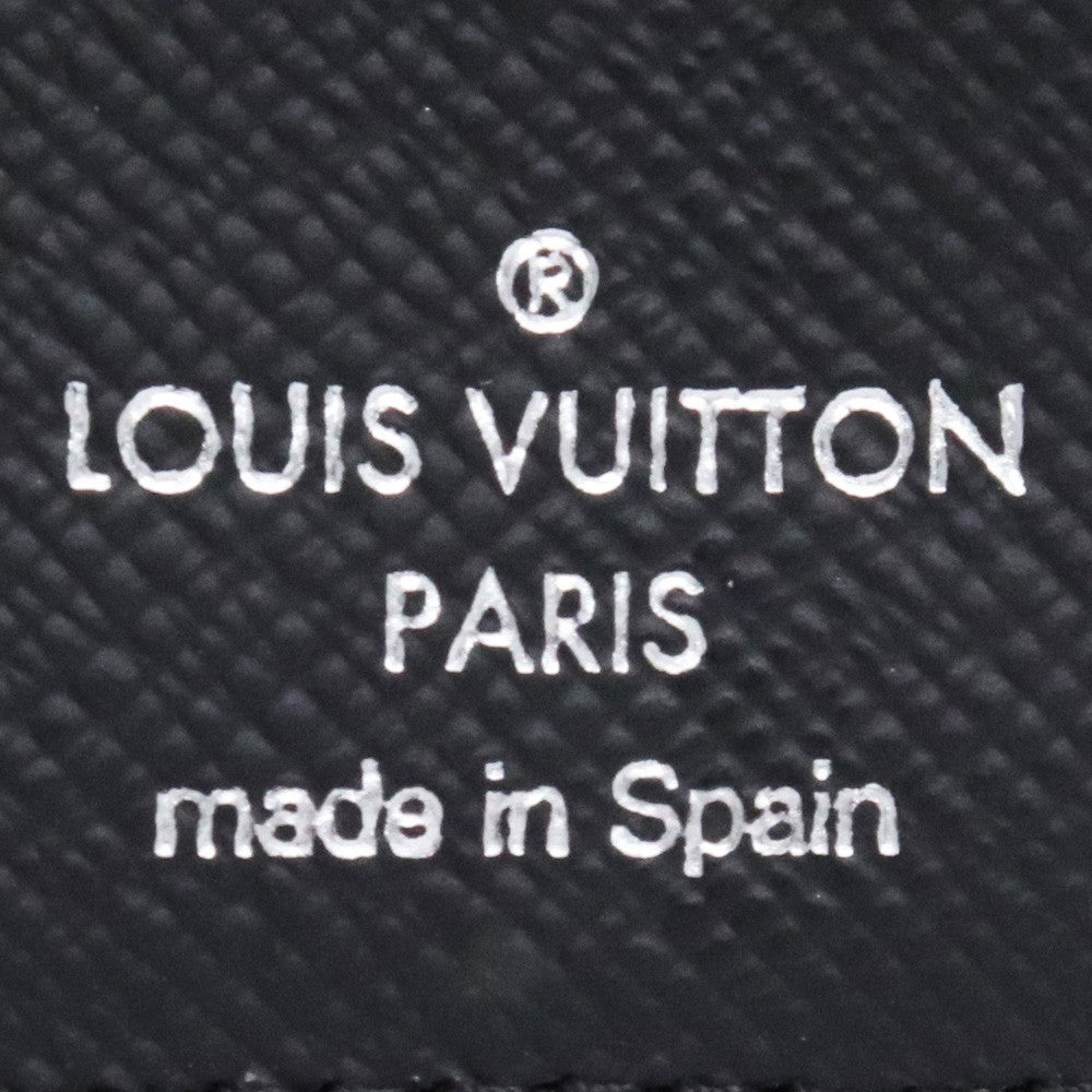 LOUIS VUITTON Monogram Eclipse Zippy Wallet Black Size F