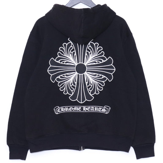 CHROME HEARTS Double Face Dagger Zip Up Hoodie Size M