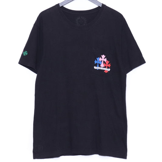 CHROME HEARTS Multi Color Cemetery T-Shirt Black Size L