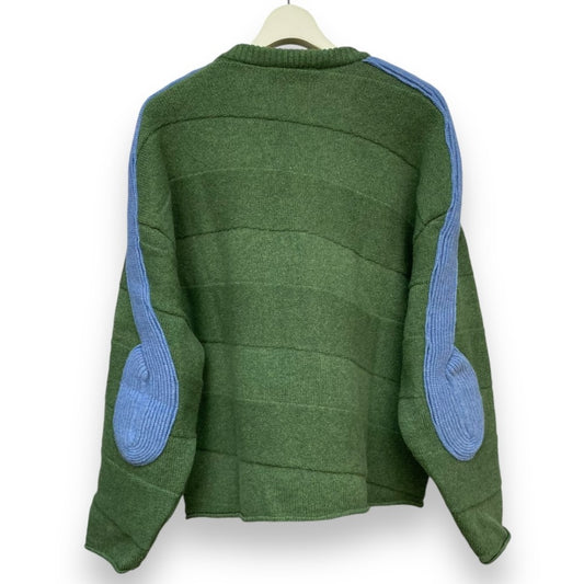 KIKO KOSTADINOV 24SS DEULTUM DELIAN Sweater Green Size 46