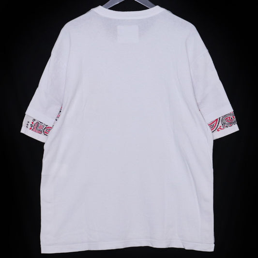 Sacai 22SS Bandana Print T-Shirt White Size 2