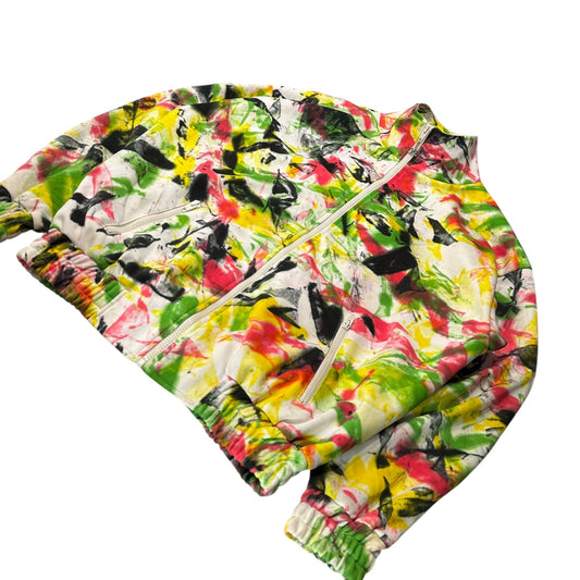 CELINE 22SS Tie-Dye Paint Print Track Jacket Multi Size S