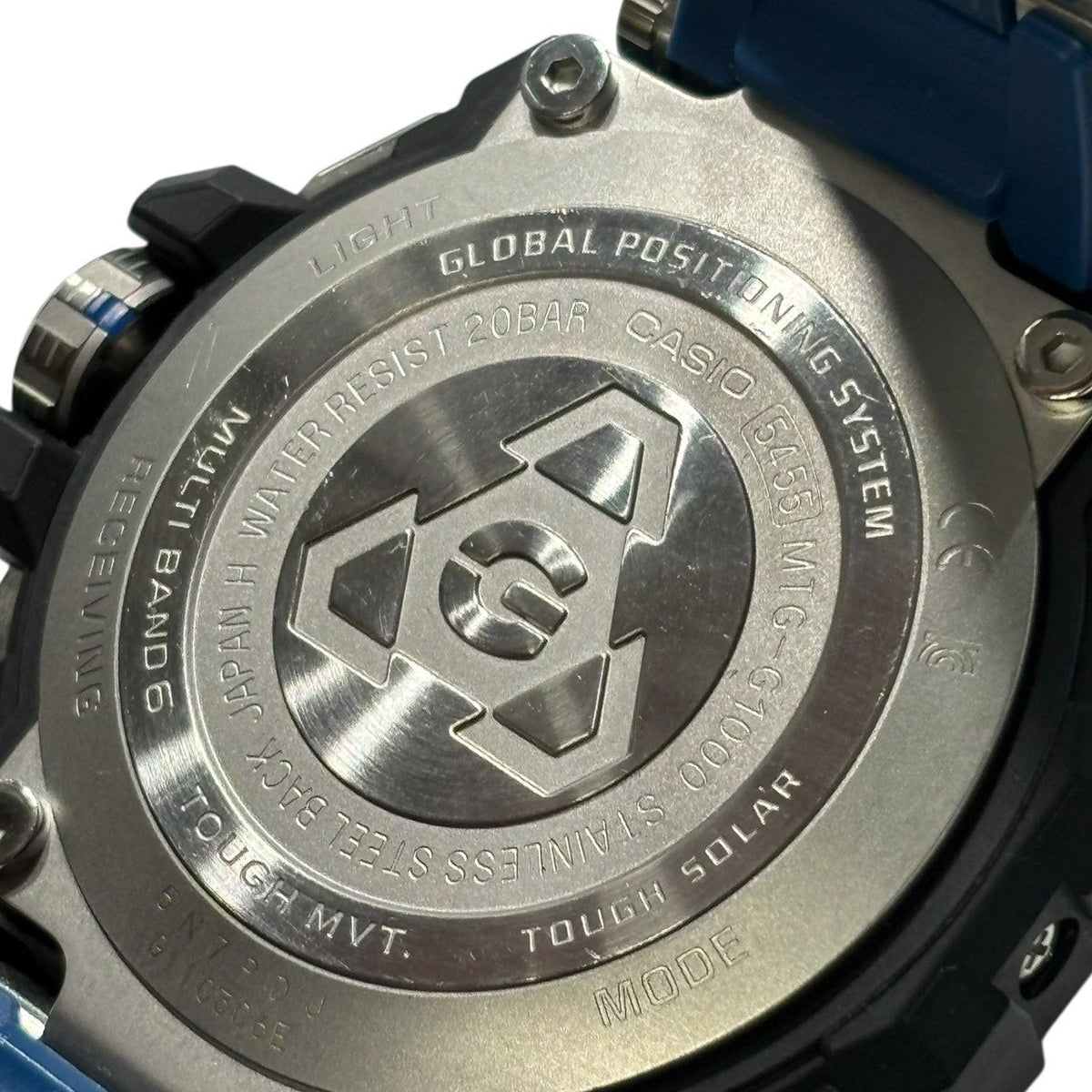 CASIO G-SHOCK MT-G Solar Radio Analog Watch Silver