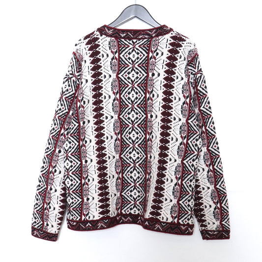 IROQUOIS 7GG COOGI TUCK Knit Sweater Multi Size 2
