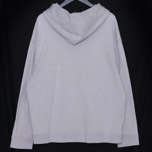RAF SIMONS 19SS Clubber Graphic Cotton Hoodie Gray Size M