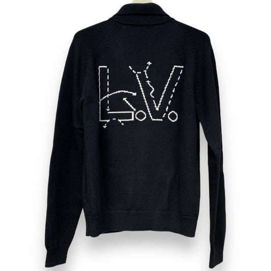 LOUIS VUITTON 21SS Giant Monogram Cardigan Black Size S