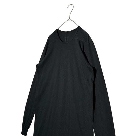 DRKSHDW 15SS Ribbed Long Sleeve Crewneck Black Size XS