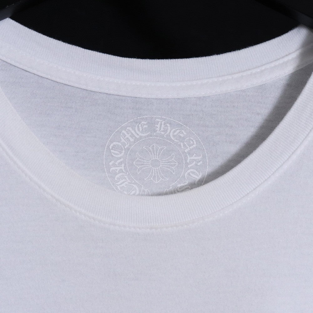 Chrome Hearts Back Horseshoe Print T-Shirt White Size L