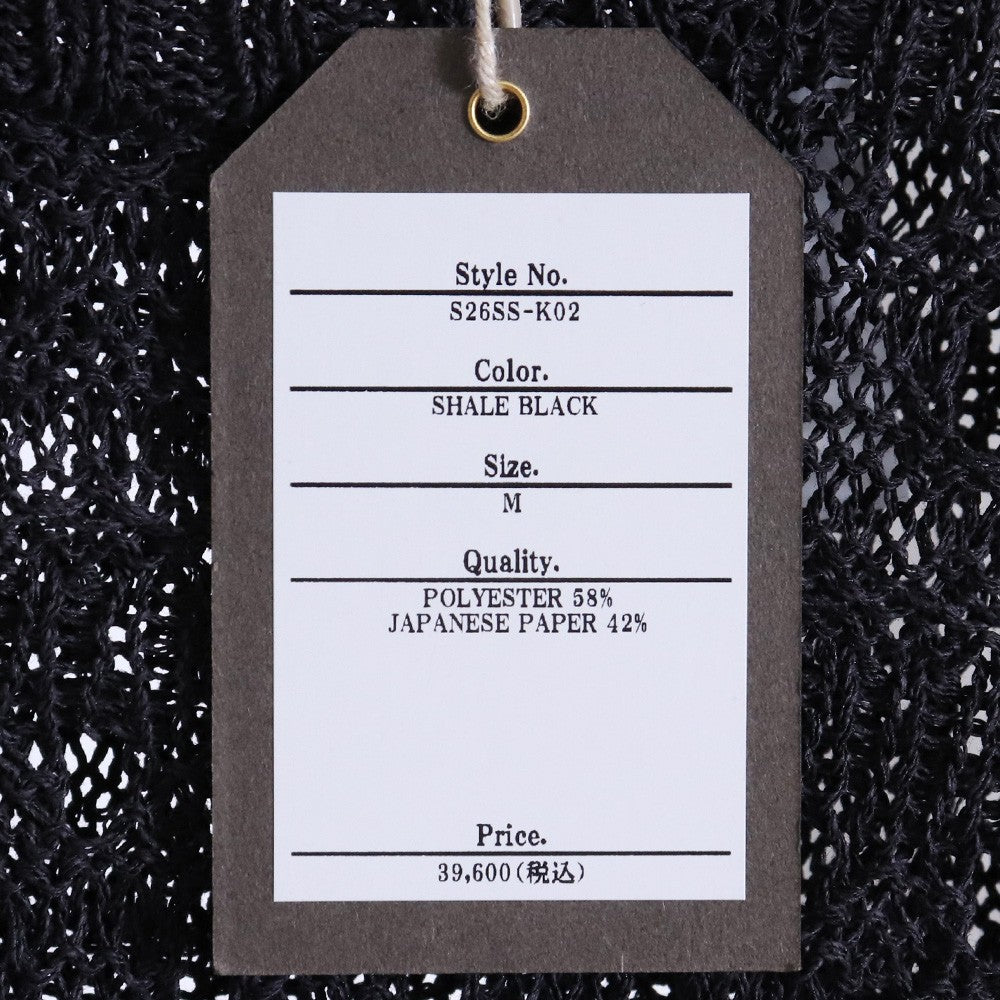 STEAF 26SS HOD CARRIER Mesh Knit Black Size M
