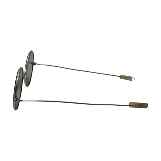 antique 1920s X-Bridge Metal Frame Sunglasses Silver