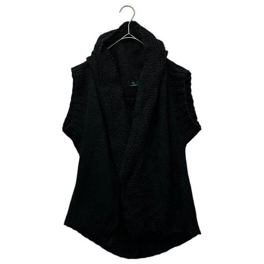 Y's 00s Loose-Knit Short-Sleeve Bolero Black Size 3