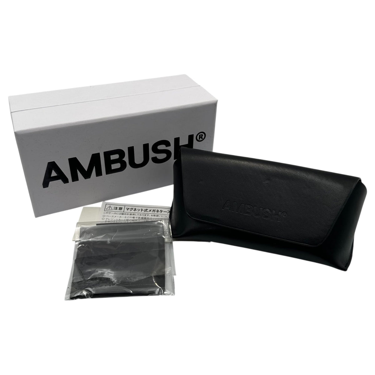 AMBUSH A Chain Sunglasses Black/Gold