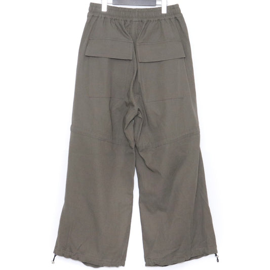 A.F Artefact STRING-SQUEEZING WIDE PANTS Khaki Size 2